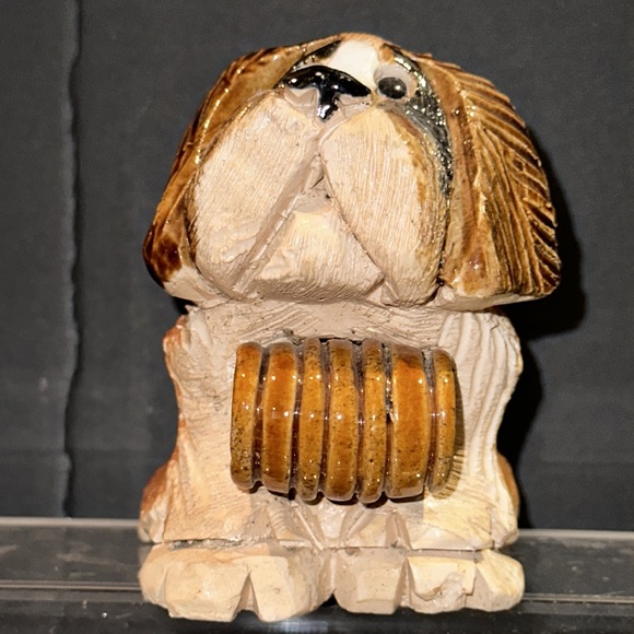 Vintage Artesania Rinconada St. Bernard #118 Figurine Pure Bred Dog Series! - Picture 2 of 7